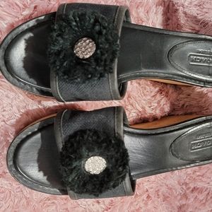 Gently Used Coach Wood Wedges 8.5